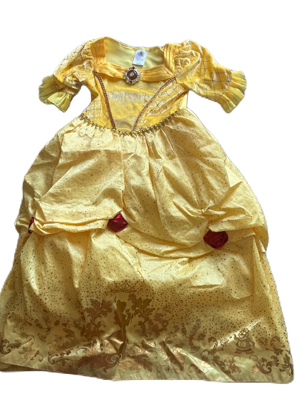 Disney Belle Dress Gown 7/8 Costume World Land Cruise Halloween Beauty Beast